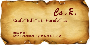 Csókási Renáta névjegykártya